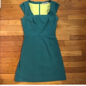 Teal Andrew Marc Dress